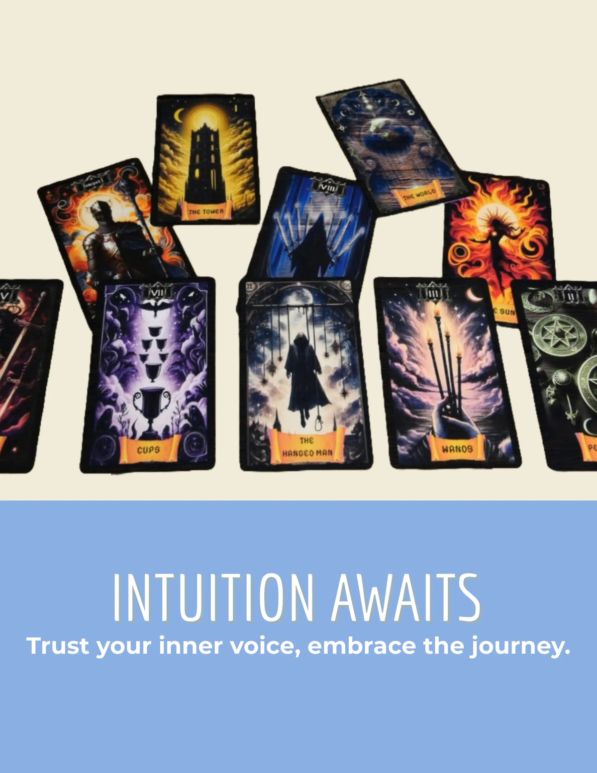 Promo reflecting the Intuition Awaits