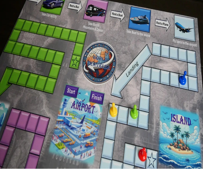 A visual of the game board